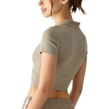 将图片加载到图库查看器,Classy Thread Crop Top