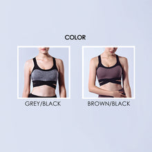 Load image into Gallery viewer, 【DEVI】Color Block Stylish Bra 拼色交叉帶镂空运动內衣