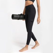 Load image into Gallery viewer, High Waist Thread With Pocket Long Legging
