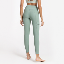 Load image into Gallery viewer, High Waist Thread With Pocket Long Legging