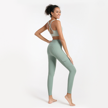 Load image into Gallery viewer, High Waist Thread With Pocket Long Legging