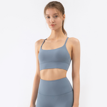 Load image into Gallery viewer, Strappy X-Back Sports Bra