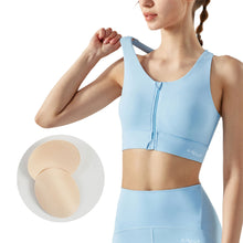 Load image into Gallery viewer, Zipper Racer Back Sports Bra 2.0