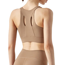 Load image into Gallery viewer, Zipper Racer Back Sports Bra 2.0