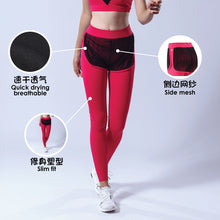 Load image into Gallery viewer, 【DEVI】Two Layers Legging 假两件紧身高弹运动长裤