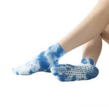 Load image into Gallery viewer, Tie Dye Anti-slip Quarter Length Socks