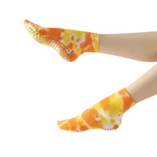Load image into Gallery viewer, Tie Dye Anti-slip Quarter Length Socks