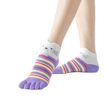 Load image into Gallery viewer, Stripes Anti-slip Toe Sock