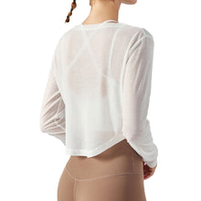 Load image into Gallery viewer, V-Neck Semi-Perspective Long Sleeves Top