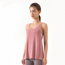 Load image into Gallery viewer, Strappy Cross Back Sport Vest