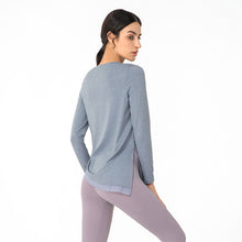 Load image into Gallery viewer, Eos Slanted-side Long Sleeves Top