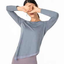 Load image into Gallery viewer, Eos Slanted-side Long Sleeves Top