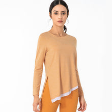 Load image into Gallery viewer, Eos Slanted-side Long Sleeves Top
