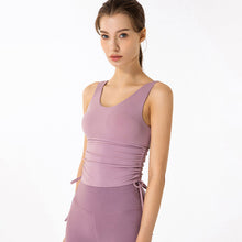 Load image into Gallery viewer, Cansy Gather Side Tank Top