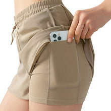 将图片加载到图库查看器，Mesh Up  Layered  Workout Shorts
