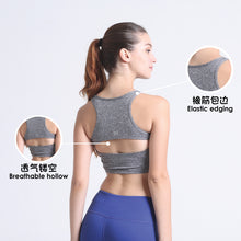 Load image into Gallery viewer, Open Back Sports Bra 中长度高领舒适运动內衣
