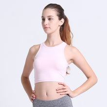 Load image into Gallery viewer, Open Back Sports Bra 中长度高领舒适运动內衣
